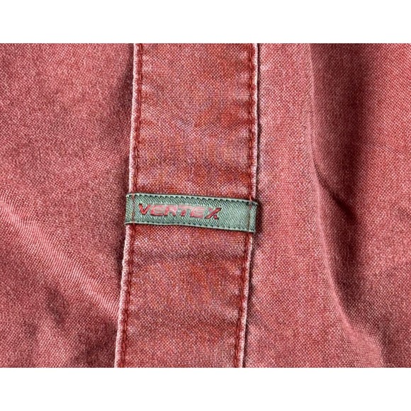 Columbia Vertex Men's XL Red Fishing Shirt Long Sleeve Zip Chest Pockets - Picture 3 of 8